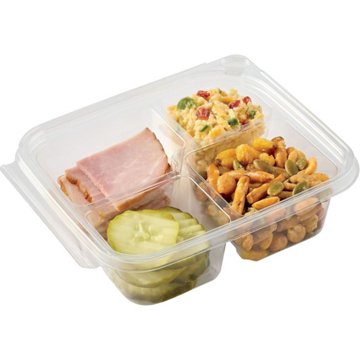 Meal Simple by H-E-B Small Snack Tray - Ham, Pickles & Jalapeno Pimento Cheese