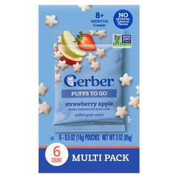 Gerber Puffs To Go - Strawberry Apple