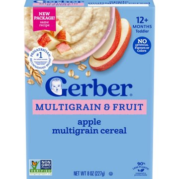 Gerber Toddler Multigrain & Fruit - Apple Multigrain Cereal
