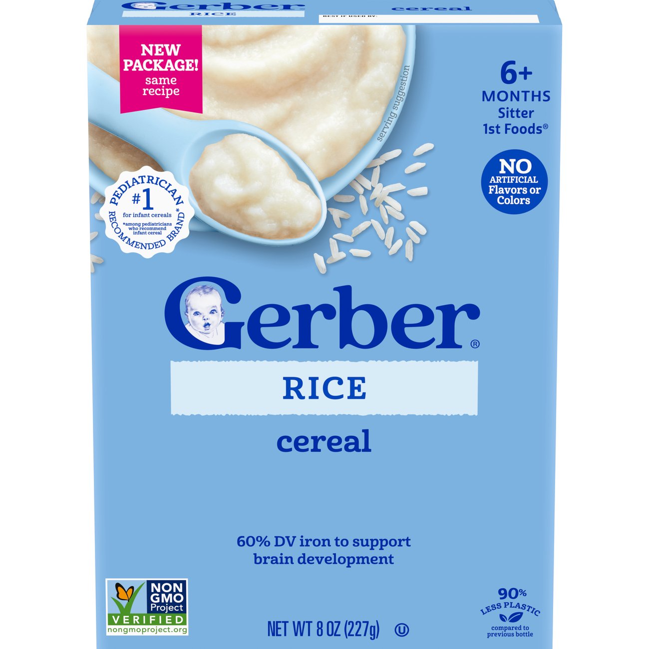 Gerber 1st Baby Foods Rice Cereal - Shop Baby food at H-E-B