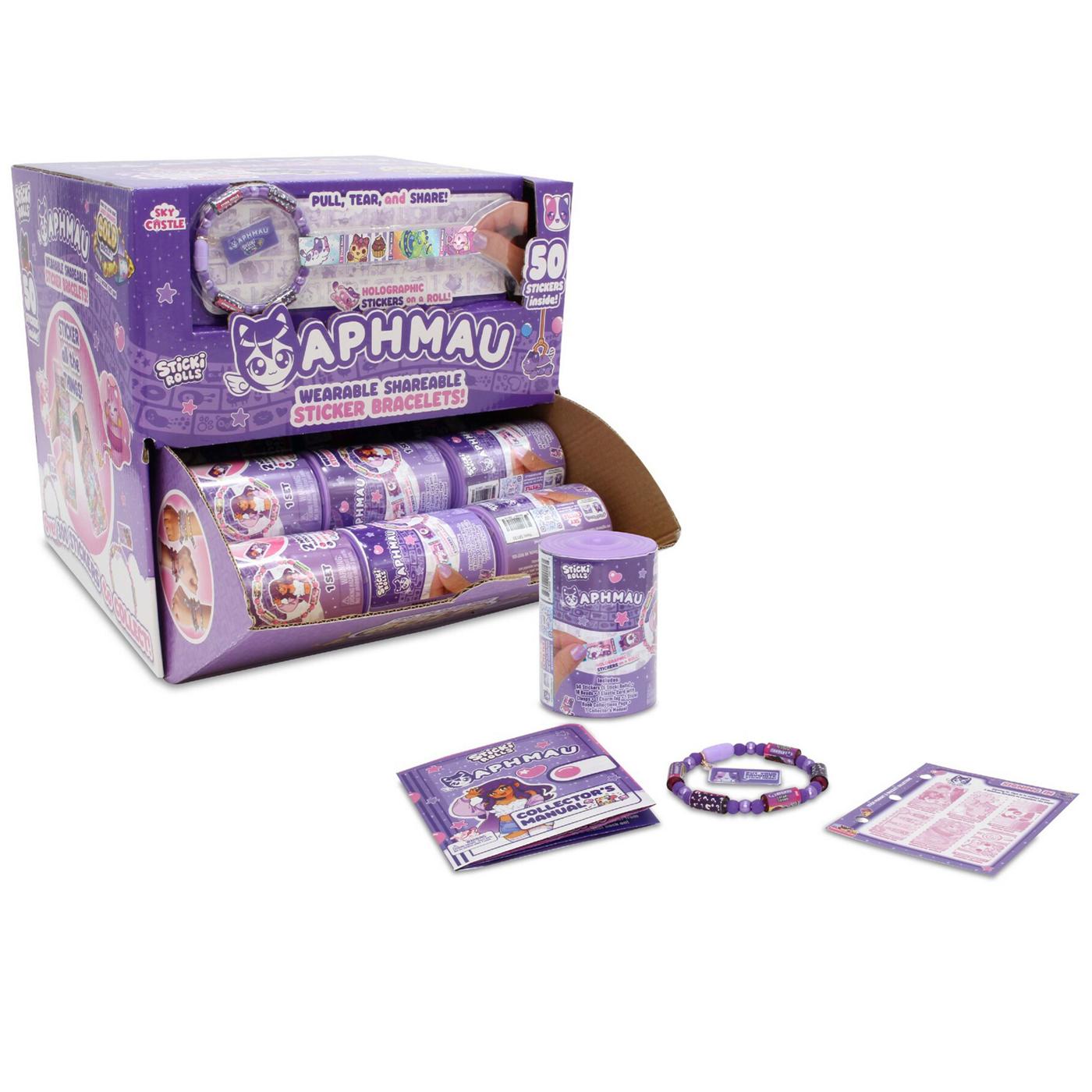 Sticki Rolls Aphmau Sticker Bracelet Blind Pack; image 2 of 2