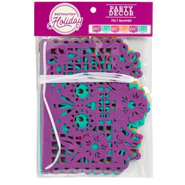 Destination Holiday Day of the Dead Felt Papel Picado