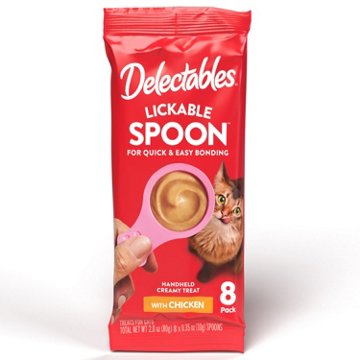 Hartz Delectables Lickable Spoon Treat - Chicken