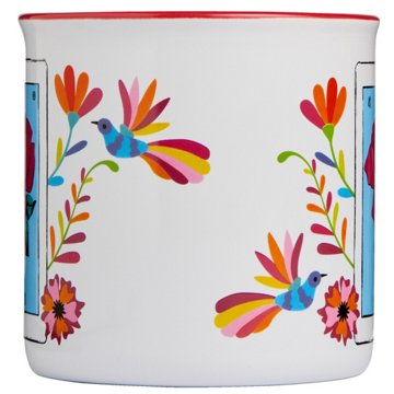 Loteria Don Clemente La Rosa (Rose) Stoneware Coffee Mug, 22 oz