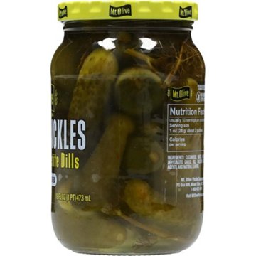Mt. Olive Clearly Pickles Kosher Petite Dills, 16 oz