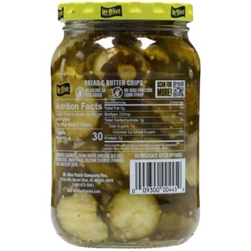 Mt. Olive Clearly Pickles Bread & Butter Chips