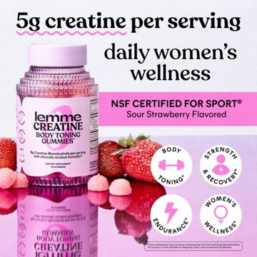 Lemme Creatine Body Toning 5g Gummies