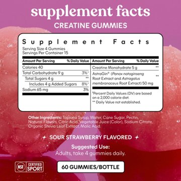 Lemme Creatine Body Toning 5g Gummies