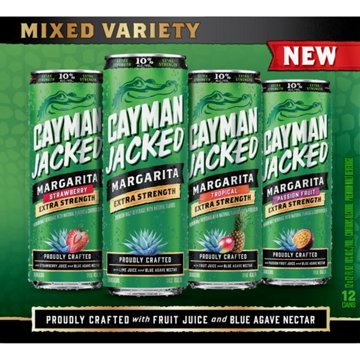 Cayman Jack Margarita Variety Pack 12 pk Cans, 12 oz