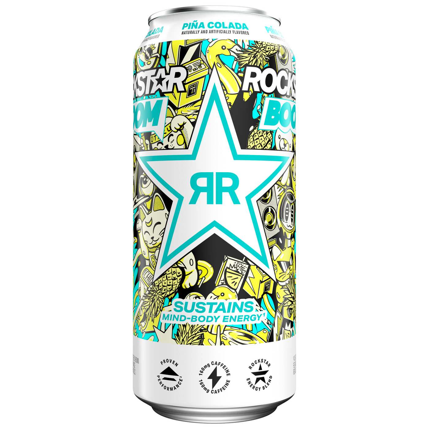 Rockstar Boom Piña Colada Energy Drink; image 1 of 4