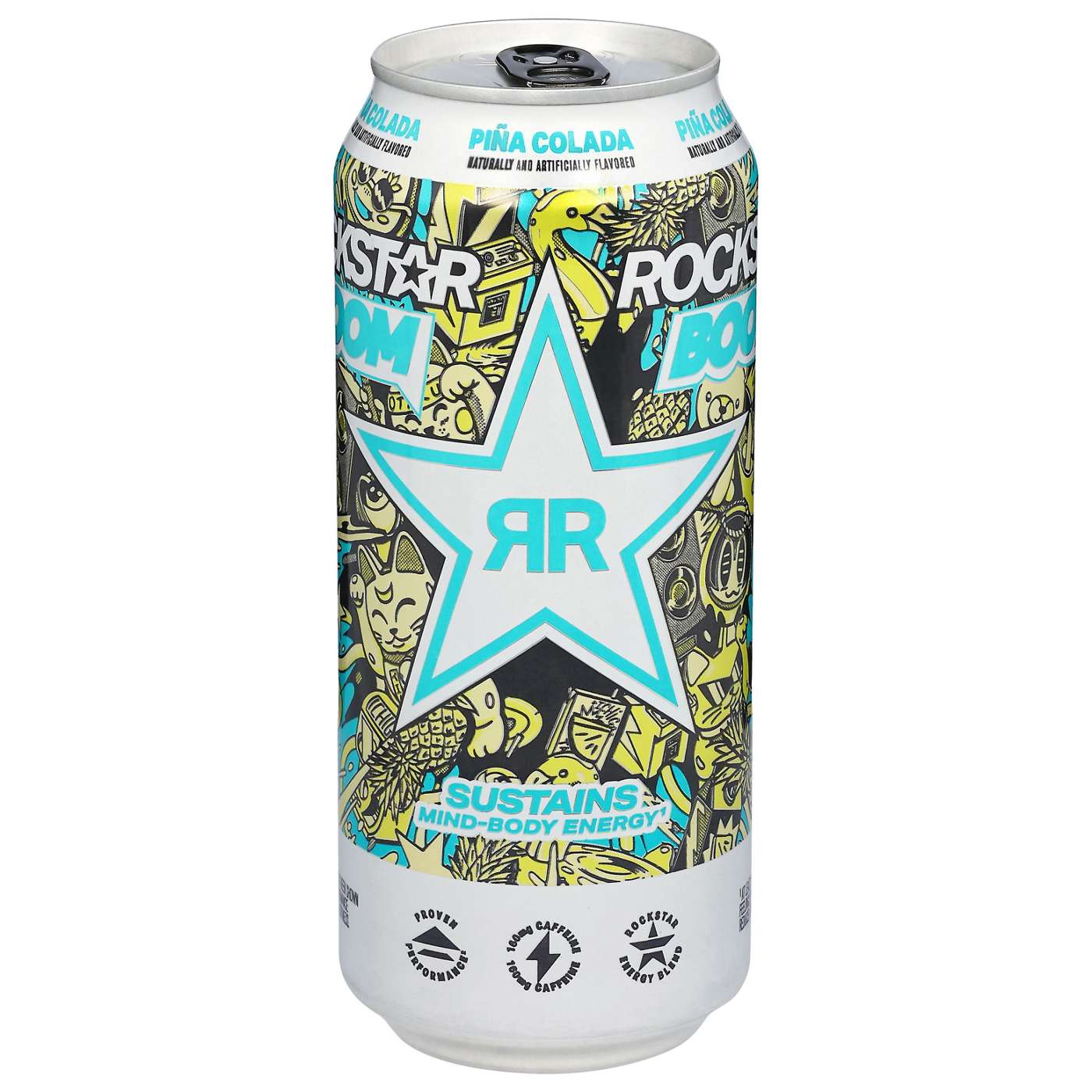 Rockstar Boom Piña Colada Energy Drink; image 4 of 4