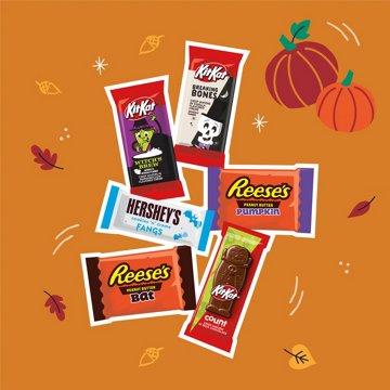 Hershey's, Kit Kat And Reese's Assorted Halloween Candy Bulk Variety Bag