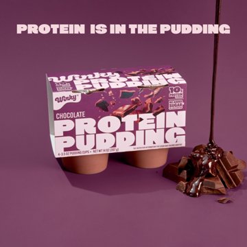 Winky Protein Pudding - Chocolate, 4 ct