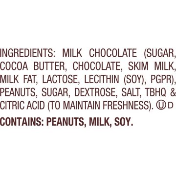 Reese's Miniatures Milk Chocolate Peanut Butter Cups Fall Candy Bag