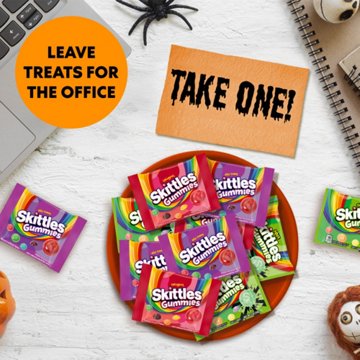Skittles Gummies Mix Halloween Fun Size Bag