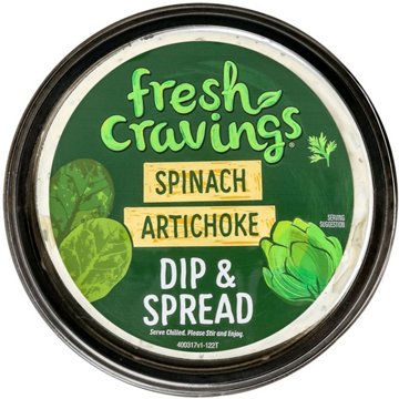 Fresh Cravings Spinach Artichoke Dip & Spread, 10 oz