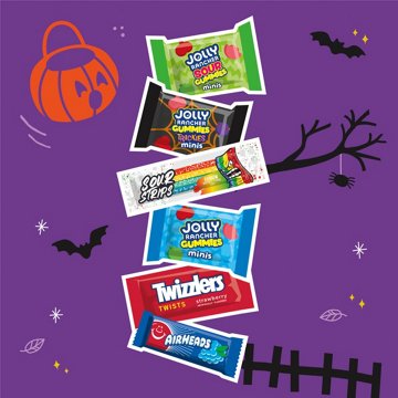 Hershey's Assorted Fruit Flavored Halloween Candy Bulk Bag