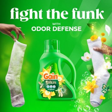 Gain Plus Liquid Laundry Detergent, 129 Loads - Original Scent