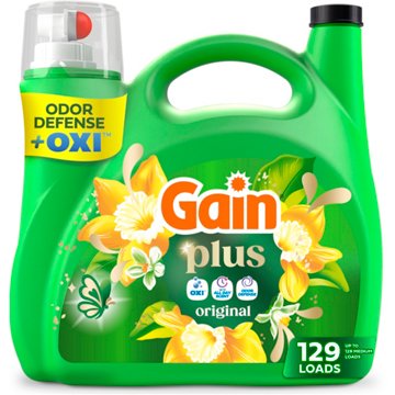 Gain Plus Liquid Laundry Detergent, 129 Loads - Original Scent