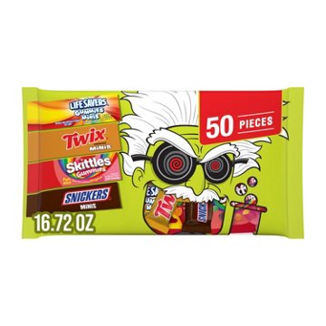 Mars Snickers, Twix, Skittles & Life Savers Halloween Candy Variety Bag