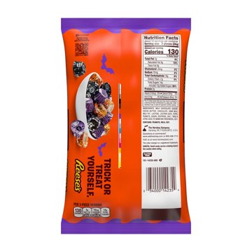 Reese's Miniatures Milk Chocolate Peanut Butter Cups Halloween Candy Bag