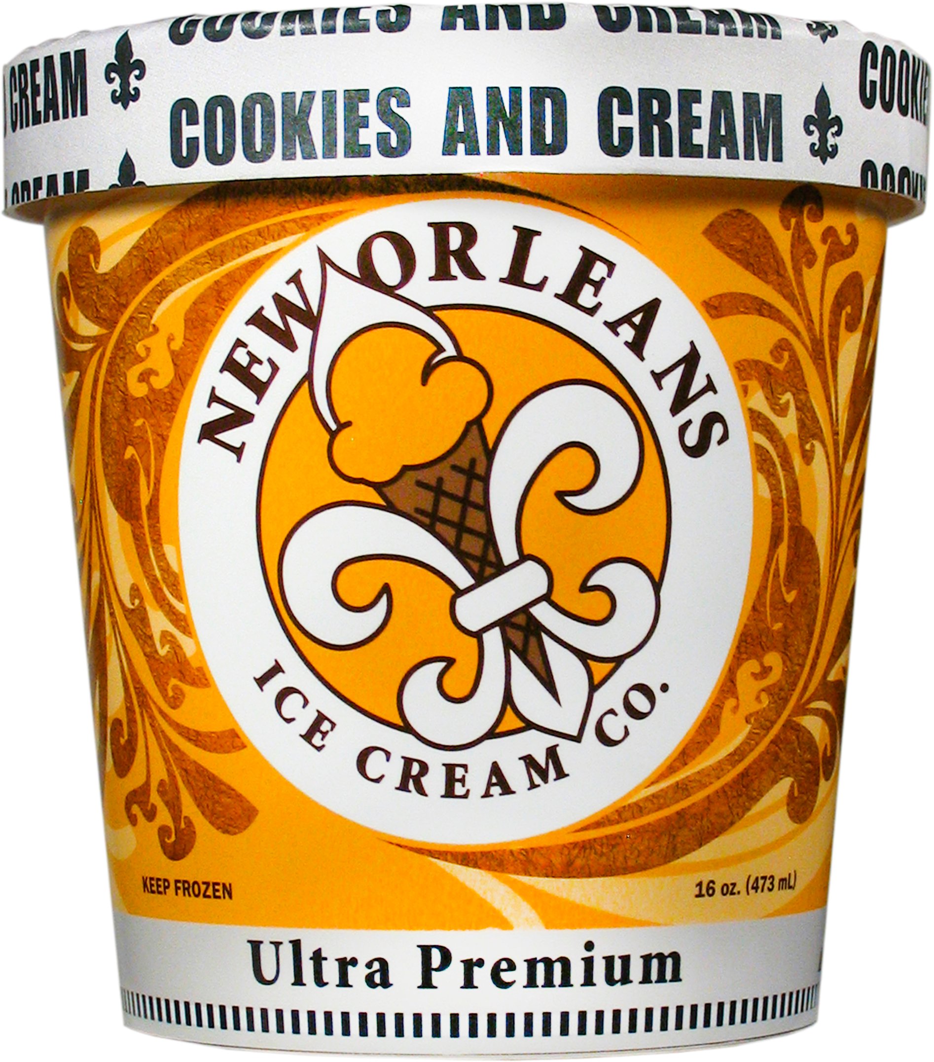 CANTUS オディエ New Orleans Ice Cream Cookies & Cream Ice Cream, 1 pt | Central