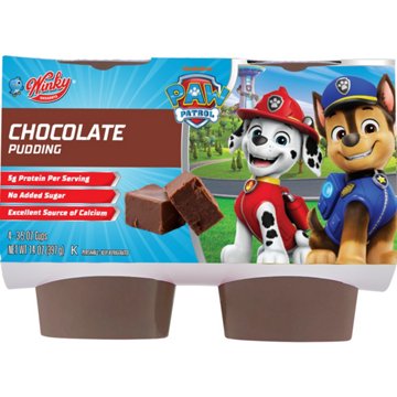 Winky Paw Patrol Pudding - Chocolate, 4 ct