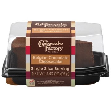 The Cheesecake Factory Belgian Chocolate Cheesecake Single Slice, 3.43 oz