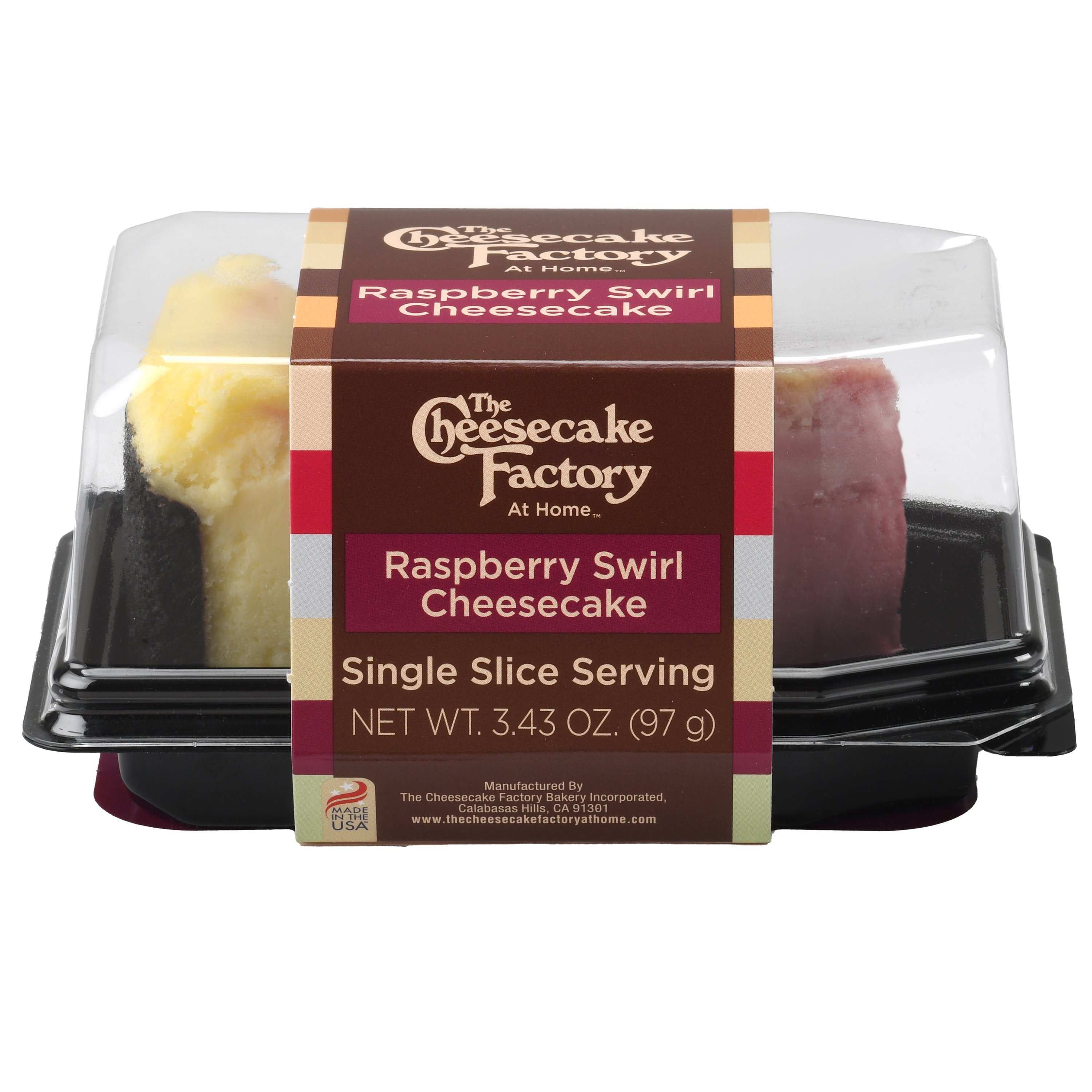 The Cheesecake Factory Raspberry Swirl Cheesecake Single Slice - Shop ...