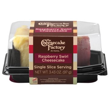 The Cheesecake Factory Raspberry Swirl Cheesecake Single Slice, 3.43 oz