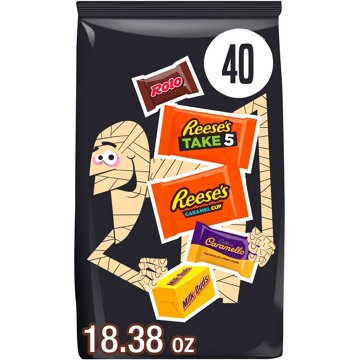 Hershey's Assorted Caramel Halloween Candy Variety Bag