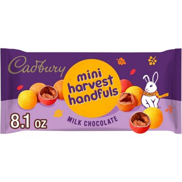 Cadbury Mini Harvest Handfuls Milk Chocolate Fall Candy Bag