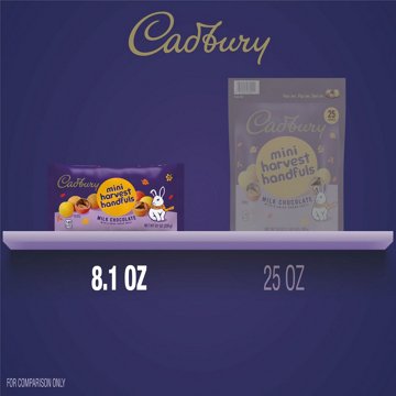 Cadbury Mini Harvest Handfuls Milk Chocolate Fall Candy Bag