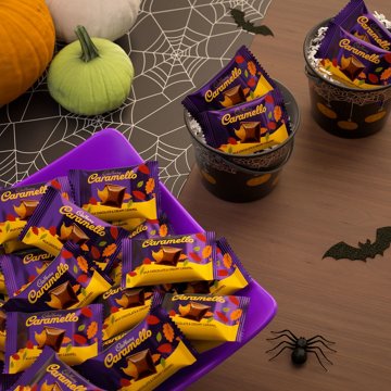 Cadbury Caramello Miniatures Milk Chocolate Caramel Fall Candy Bag