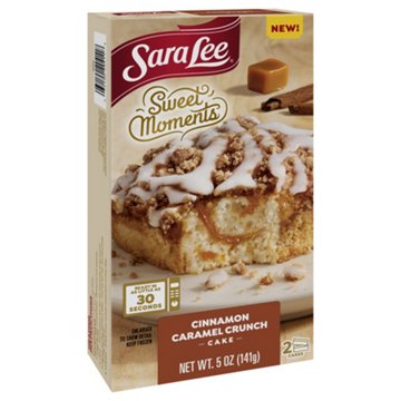 Sara Lee Sweet Moments Cinnamon Caramel Crunch Cakes, 2 ct