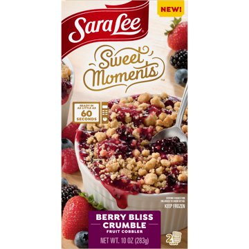 Sara Lee Sweet Moments Berry Bliss Crumble Fruit Cobbler Cups, 2 ct