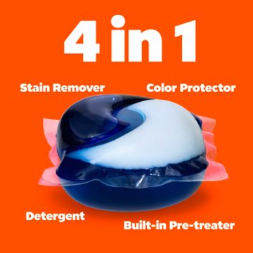 Tide PODS 4 In 1 Ultra Oxi Laundry Detergent Pacs