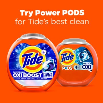 Tide PODS 4 In 1 Ultra Oxi Laundry Detergent Pacs