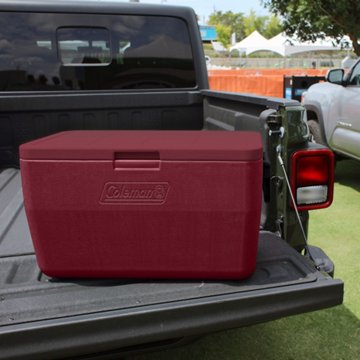Coleman Chiller Cooler - Maroon, 48 qt