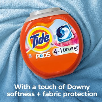 Tide PODS 4 In 1 Downy Laundry Detergent Pacs - April Fresh Scent