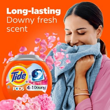 Tide PODS 4 In 1 Downy Laundry Detergent Pacs - April Fresh Scent