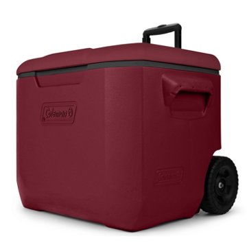 Coleman Chiller Wheel Cooler - Maroon, 60 at