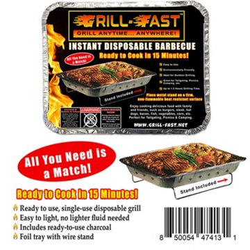 Grill Fast Instant Disposable Barbecue
