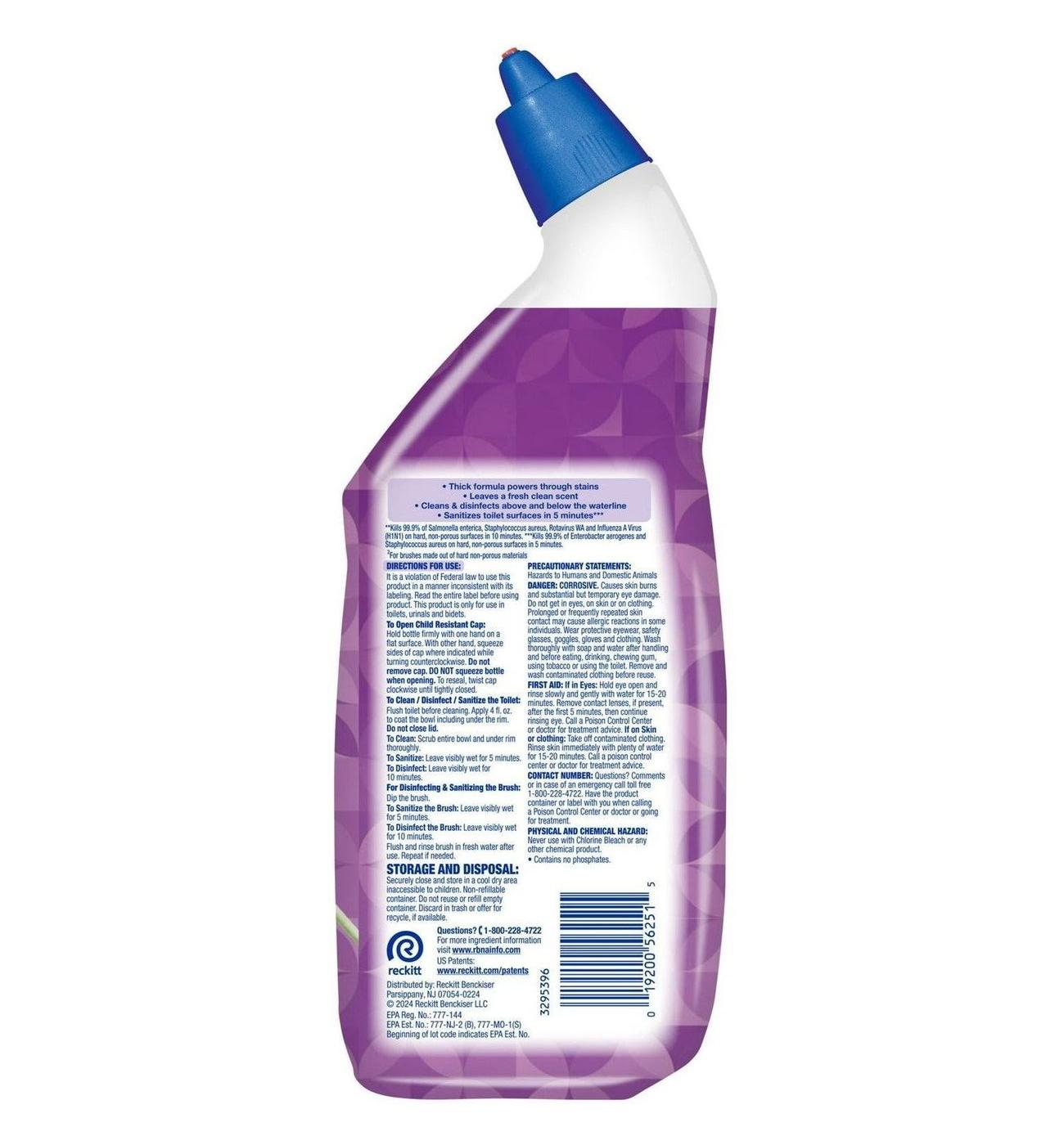 Lysol Toilet Bowl Cleaner - Lavender & Cotton Blossom; image 2 of 2