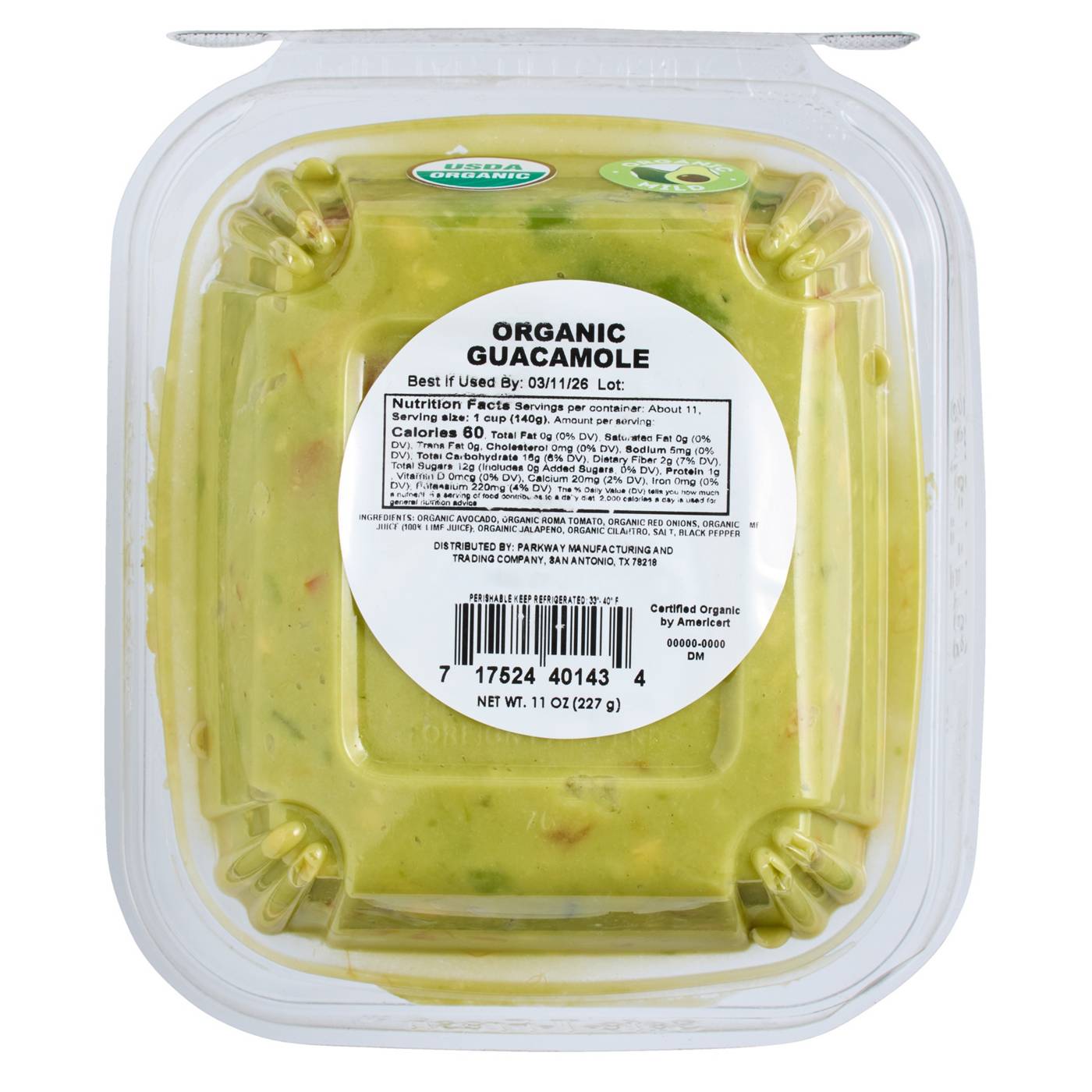 Fresh Organic Guacamole; image 2 of 2