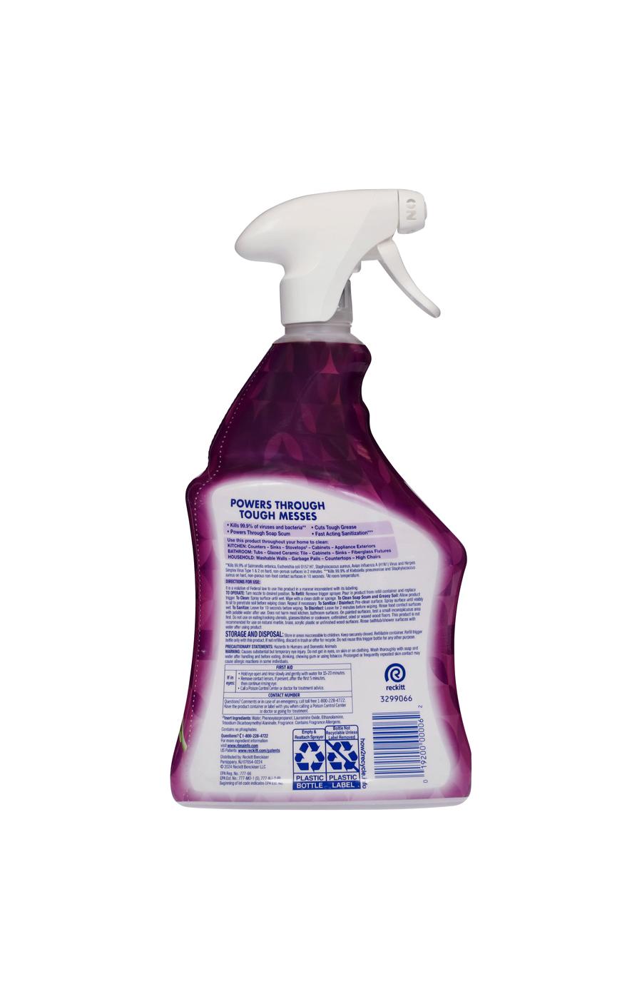 Lysol All Purpose Cleaner - Lavender & Cotton Blossom; image 2 of 2