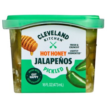Cleveland Kitchen Hot Honey Pickled Jalapenos , 16 fl oz