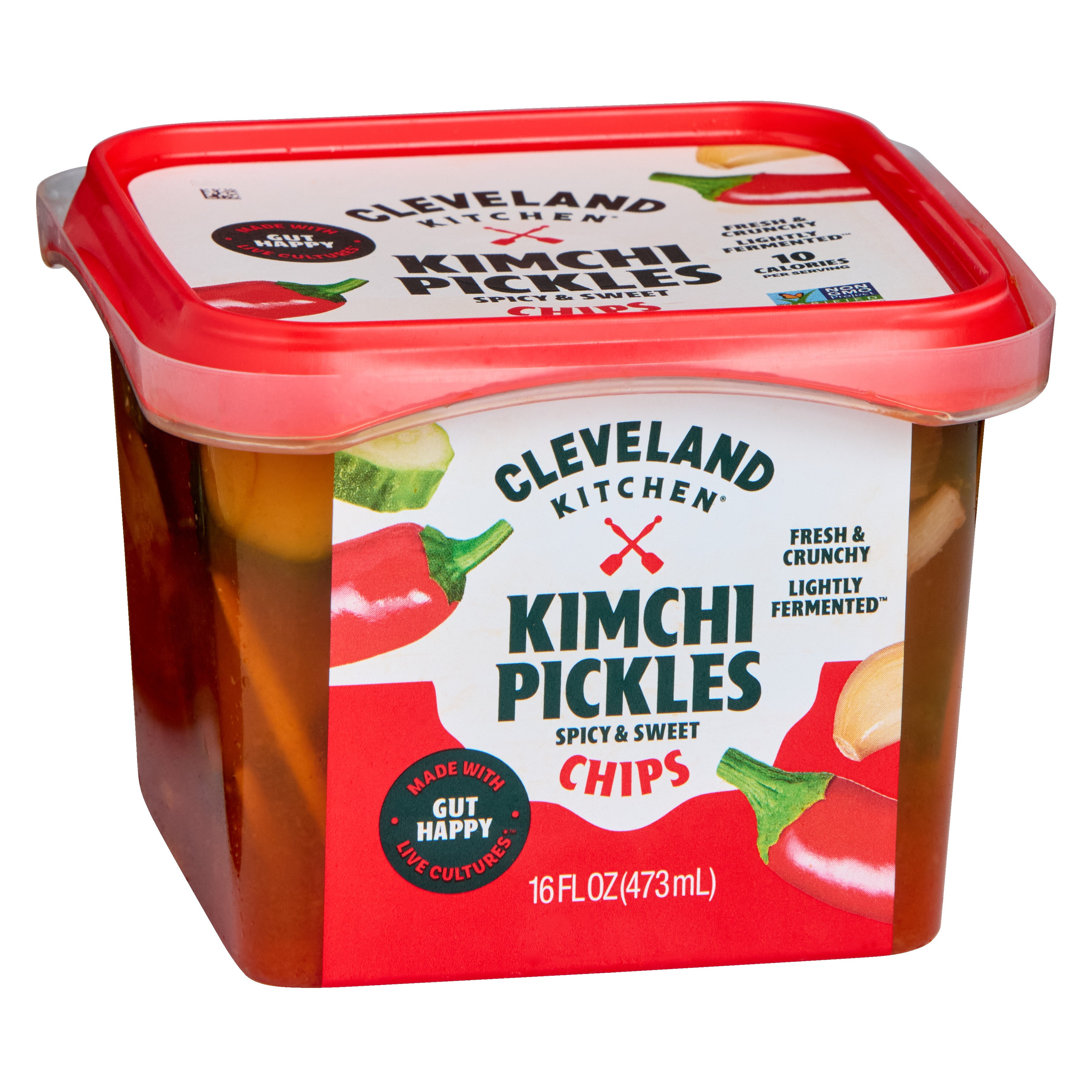 Cleveland Kitchen Kimchi Pickles Spicy & Sweet Chips - Shop