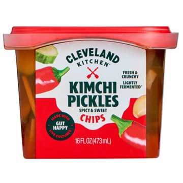 Cleveland Kitchen Kimchi Pickles Spicy & Sweet Chips, 16 fl oz