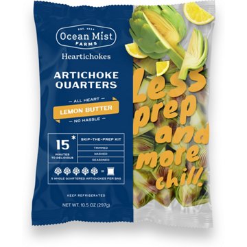 Ocean Mist Farms  Artichoke Quarters - Lemon Butter, 10.5 oz